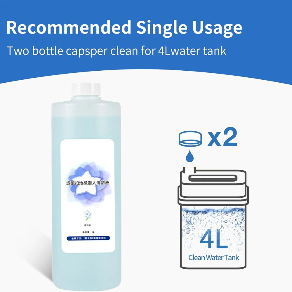 For Ecovacs DEEBOT Cleaning Solution DEEBOT X11 OMNI Cyclone / X9 PRO OMNI / T80 OMNI / T50 PRO OMNI / N30 Series N20 Series