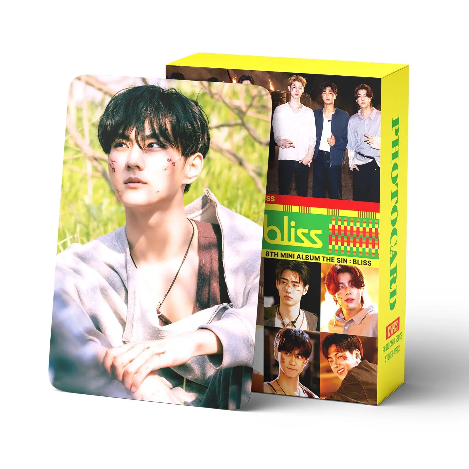127PCS Single ALbum THE SIN BLISS Mini LOMO Card Photocards HD Fans Collection Cards Decorative Present Gifts