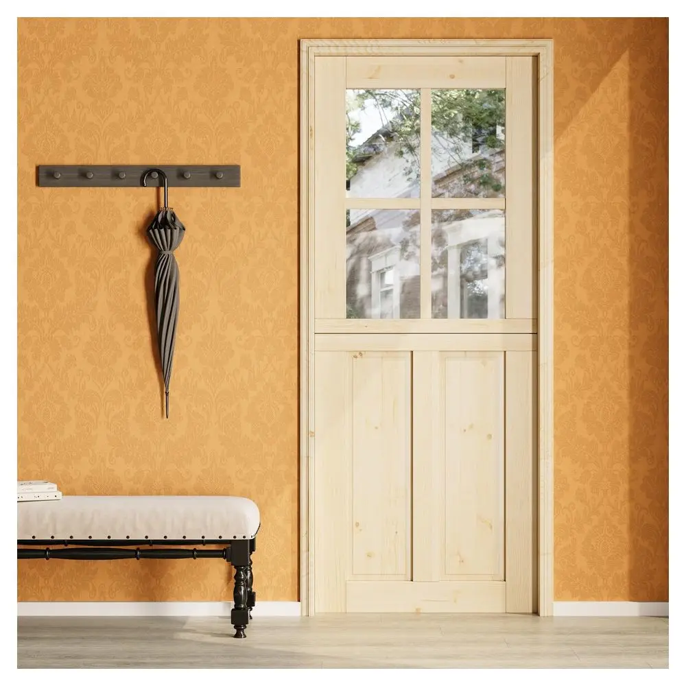 

Деревянная межкомнатная дверь класса люкс на заказ, с натуральным шпоном, превосходной звукоизоляцией, на заказ, для вилл, отелей, столовых