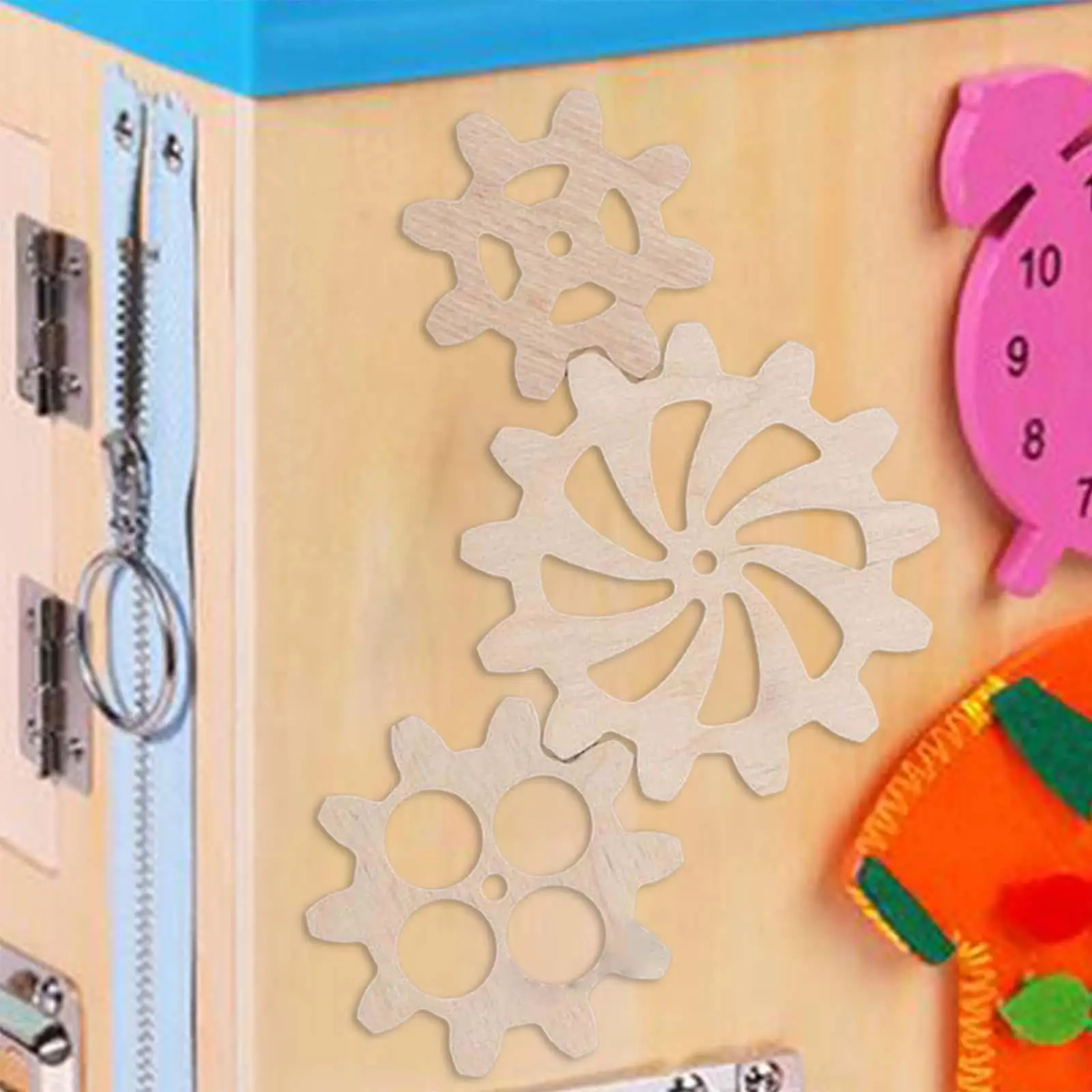 บอร์ดกิจกรรม DIY อุปกรณ์เสริม เกียร์ ของเล่นเสริมพัฒนาการ เกมฝึกทักษะการเรียนรู้