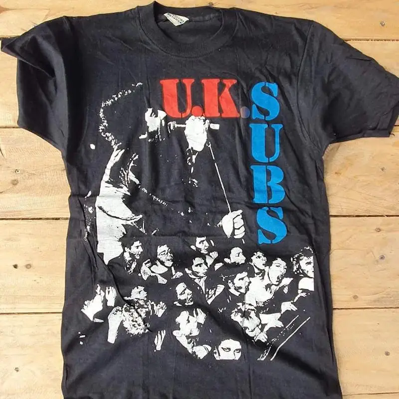 Camiseta rara de U K Subs, tallas S a 5XL