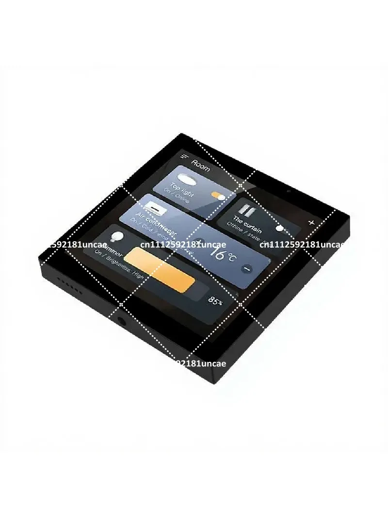 

Smart Home 4 Inch RJ45 POE Touch Screen Control Panel, White Flush Wall Mounted for Home Automation
