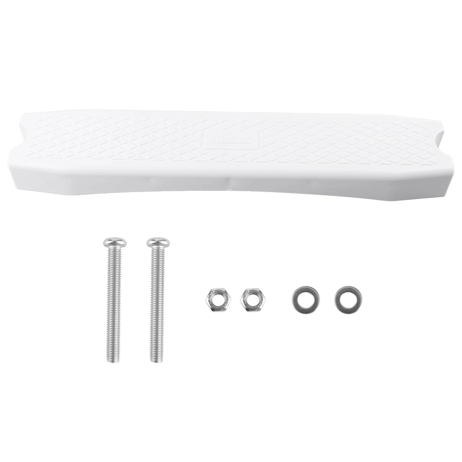 Easy to Install  Swimming Pool Ladder Pedal Non‑Slip Ladders Pedal White Plastic Ladder Accessory Spa for Swimming Pool
