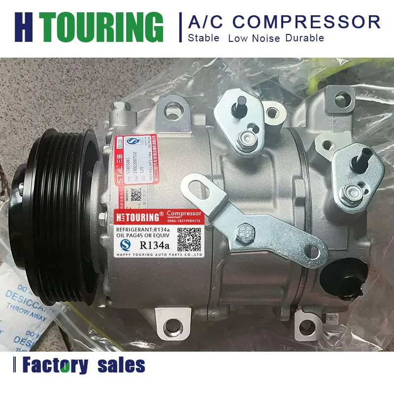 

NEW Air AC Compressor for Changan Cs95 2018-2023 ST695065 2302200753Z S401021-0101 SW447150-5750 8104100-AP02 6SEU13C 6SEU16C