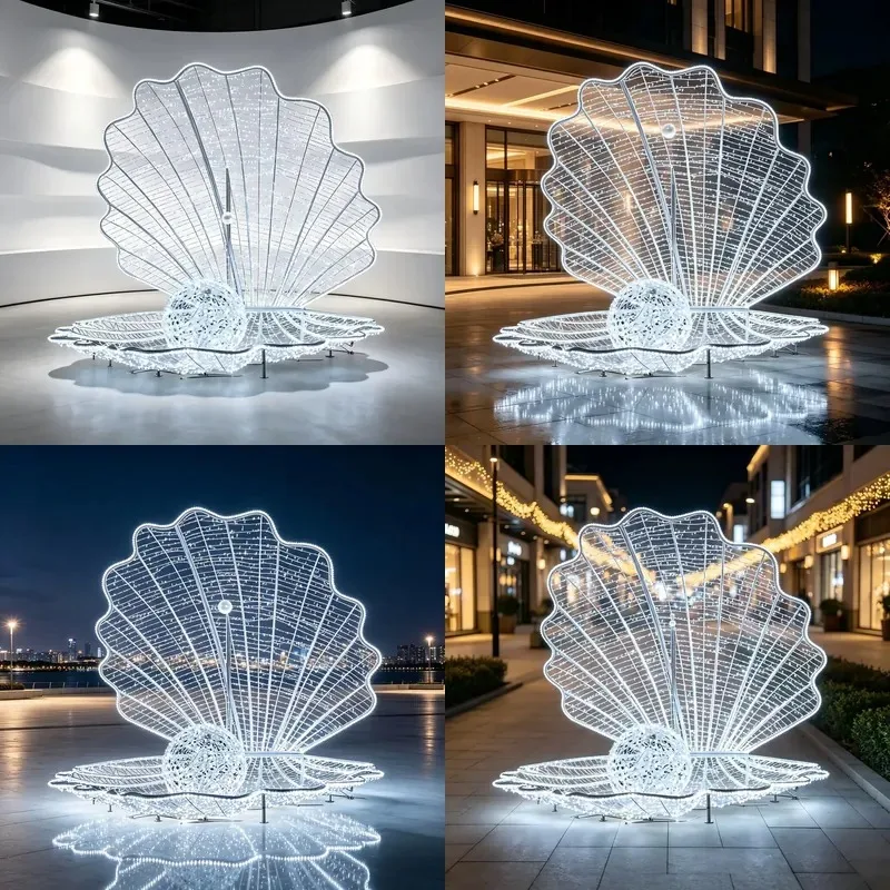 LED acrylic custom color decorative pattern light outdoor waterproof Christmas day street park decorative modeling