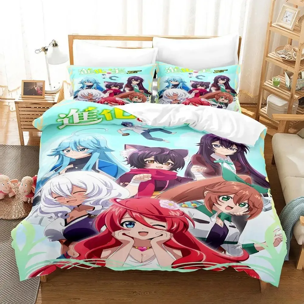 3d Print Anime The Fruit of Evolution Bedding Set Single Twin Full Queen King Size Bed Set Adult Kid Bedroom Duvet cover Sets