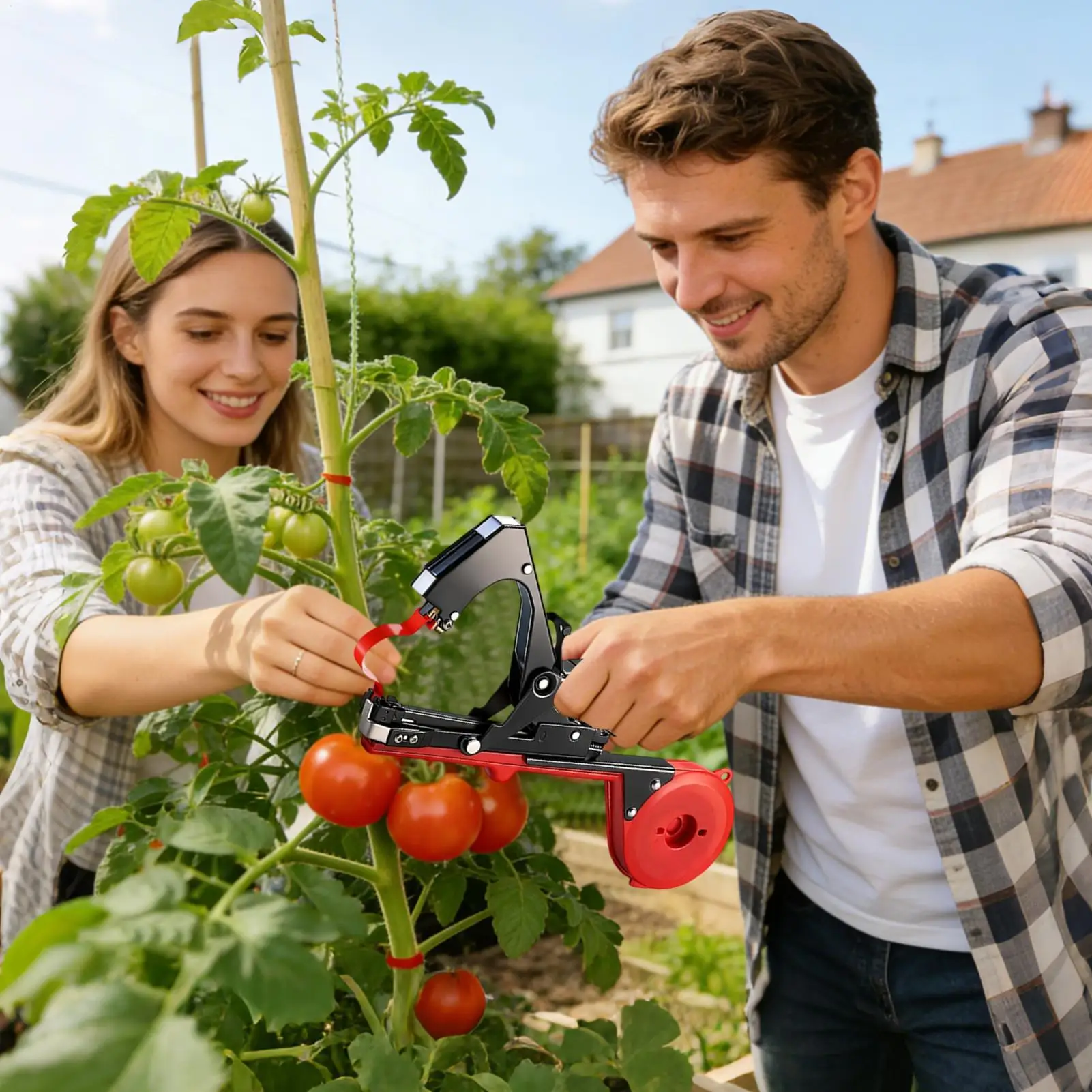 Vine Tying Machine Handheld Labor Saving Quick Professional Floral Support Binding Machines For Vine Tomato Cucumber Grape