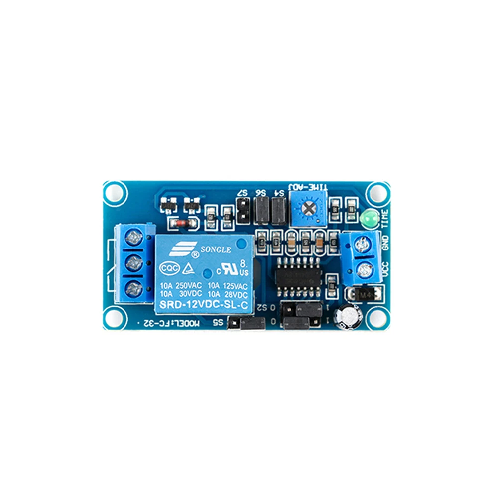 

DC 5V 12V Delay Relay Turn on/Turn off Relay Module 10A Switch Module with Timer Volt Timing Relay Board Time Delay Relay