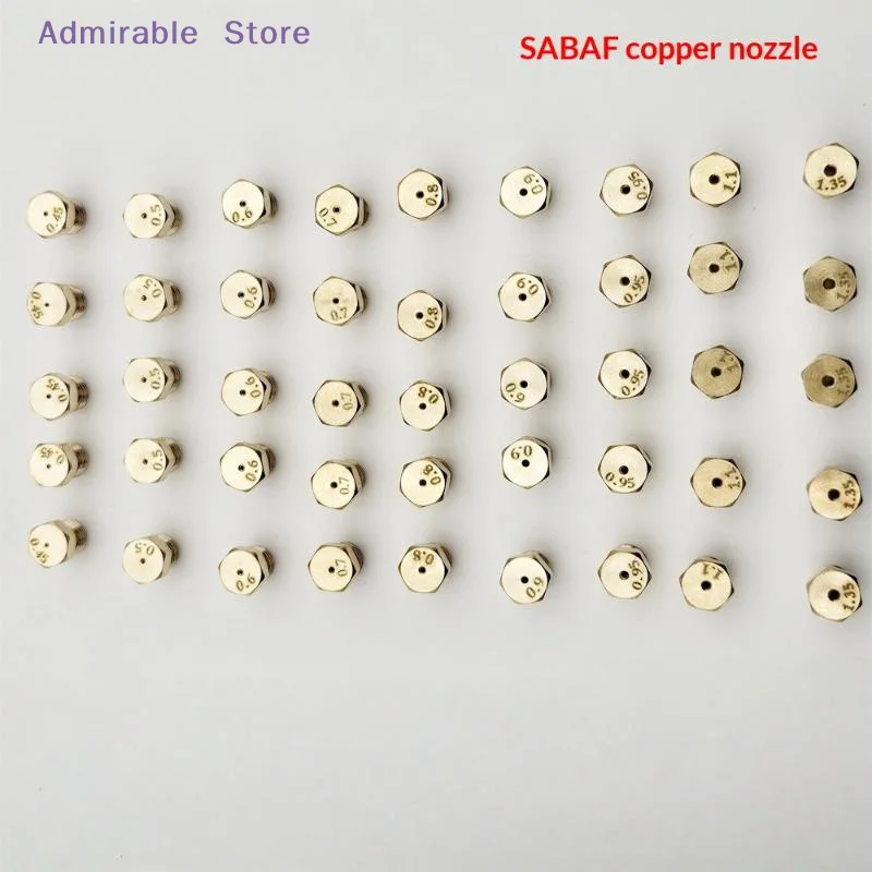 w5PCS Burner Gas Hob LPG- Conversion Kits Jets 50 65 70 87 95 Brass Nozzle For Gas Stove Brass Nozzle Propane Injector