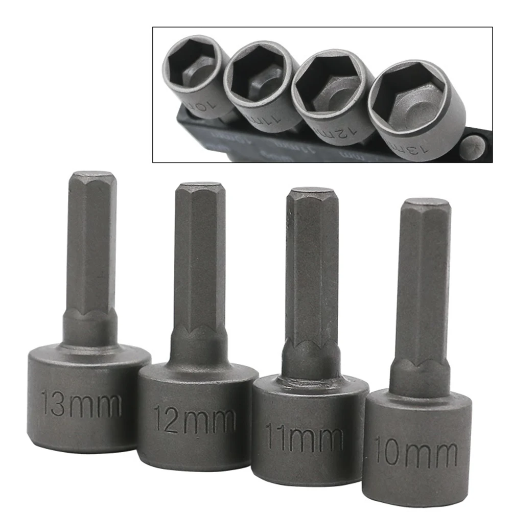 

9PCS Hexagon Shank Screwdriver Bits 5mm 13mm Metric Set for Drill Strong Sleeve Chrome Vanadium Steel DIY Auto Repair Hardware