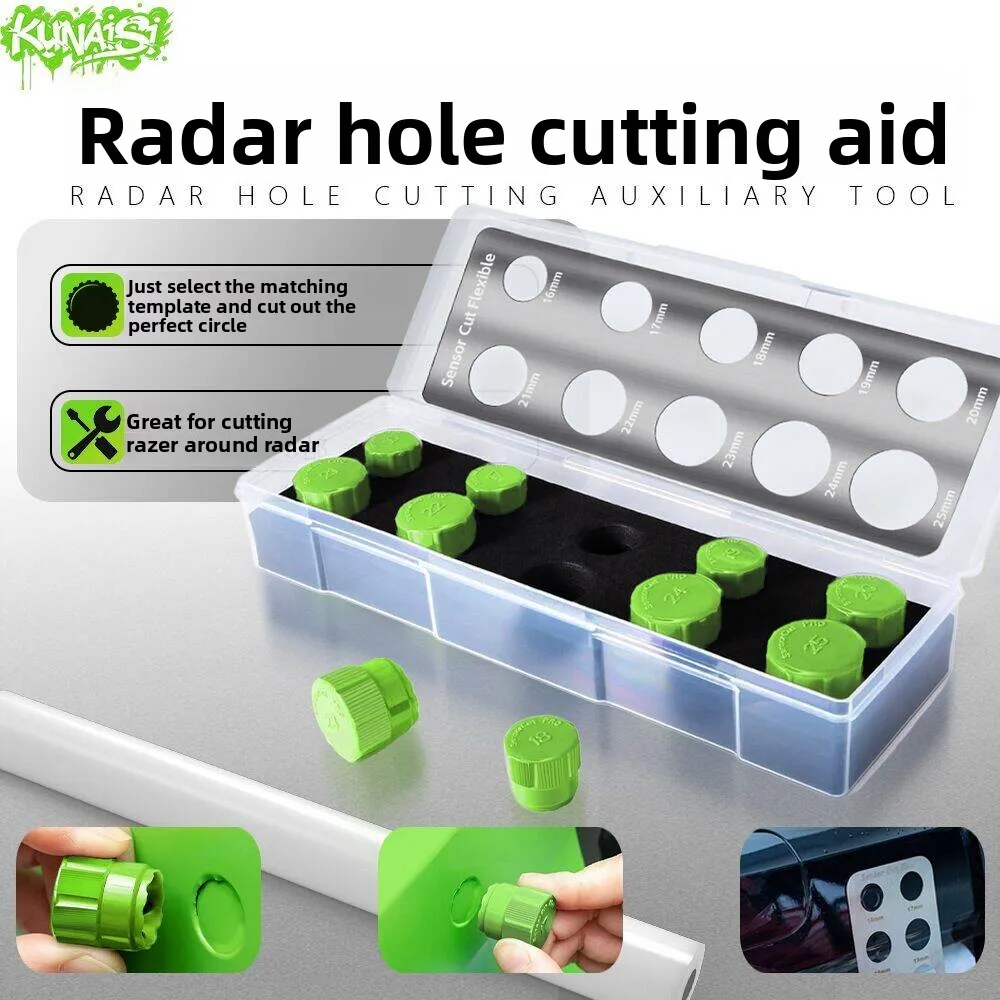 easy-to-use-car-paint-protective-film-parking-sensor-hole-cut-out-tool-set-16mm~25mm-diameter-circle-cutting-template