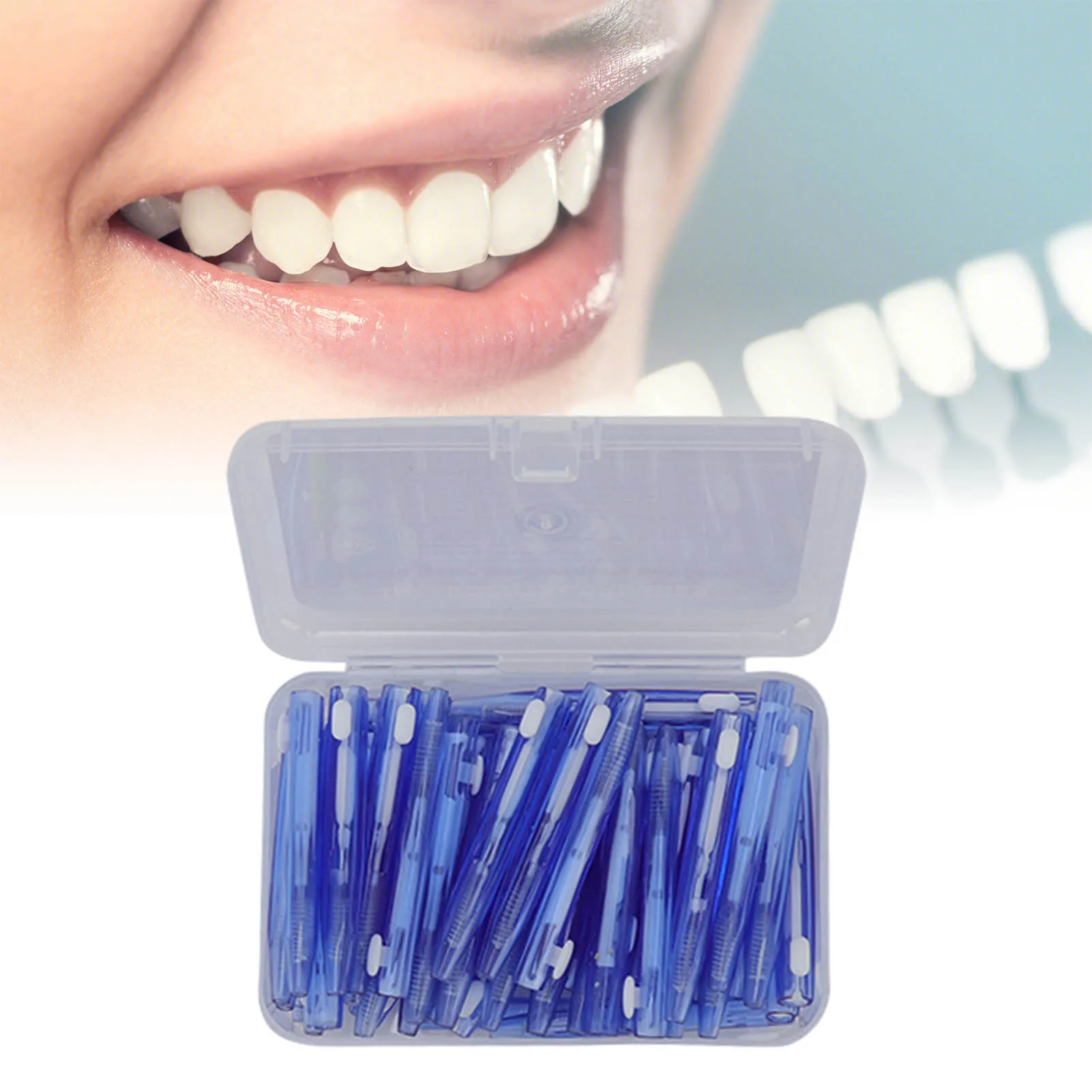 

60Pcs Interdental Brush Practical Slim Braces Cleaner With PP Handle For Adults Children Orthodontic Care