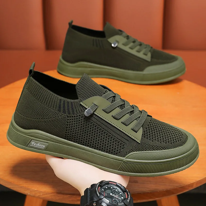 

Shoes Men's Summer 2025 New Korean Edition Men's Shoes Solid Color Casual Canvas Shoes Breathable Single
