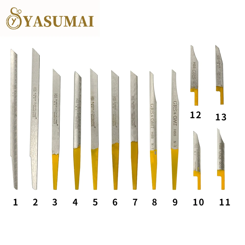 Yasumai Professional Engraving Knife Jewelry Engraver Tools for Pneumatic Impact Engraver Cutting Jewelry Making Tool for Jewele