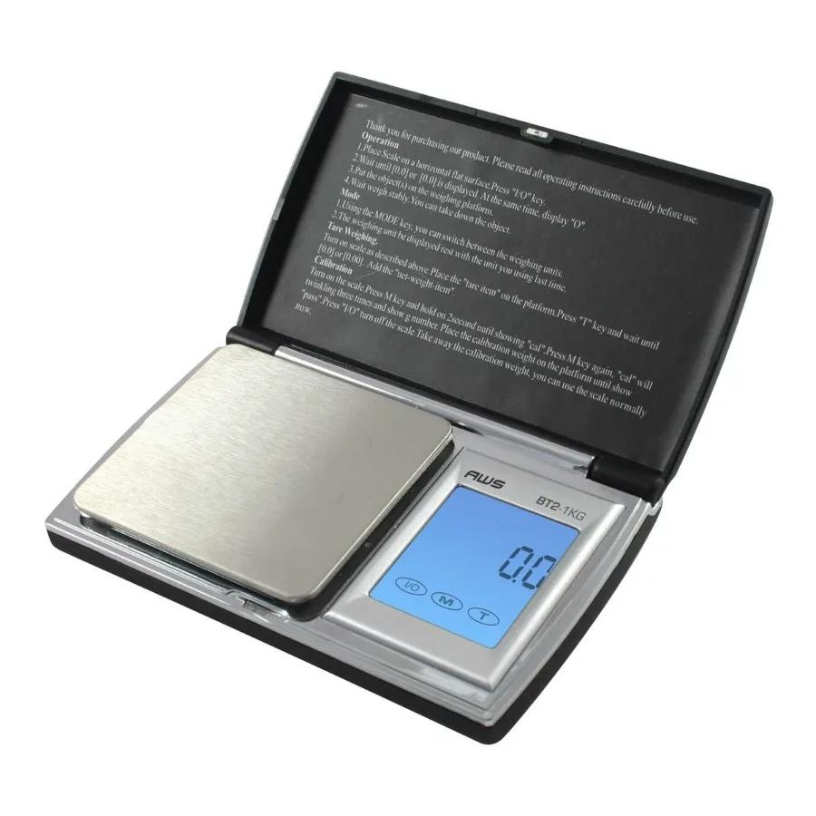

Цифровые карманные весы BT21kg черного цвета