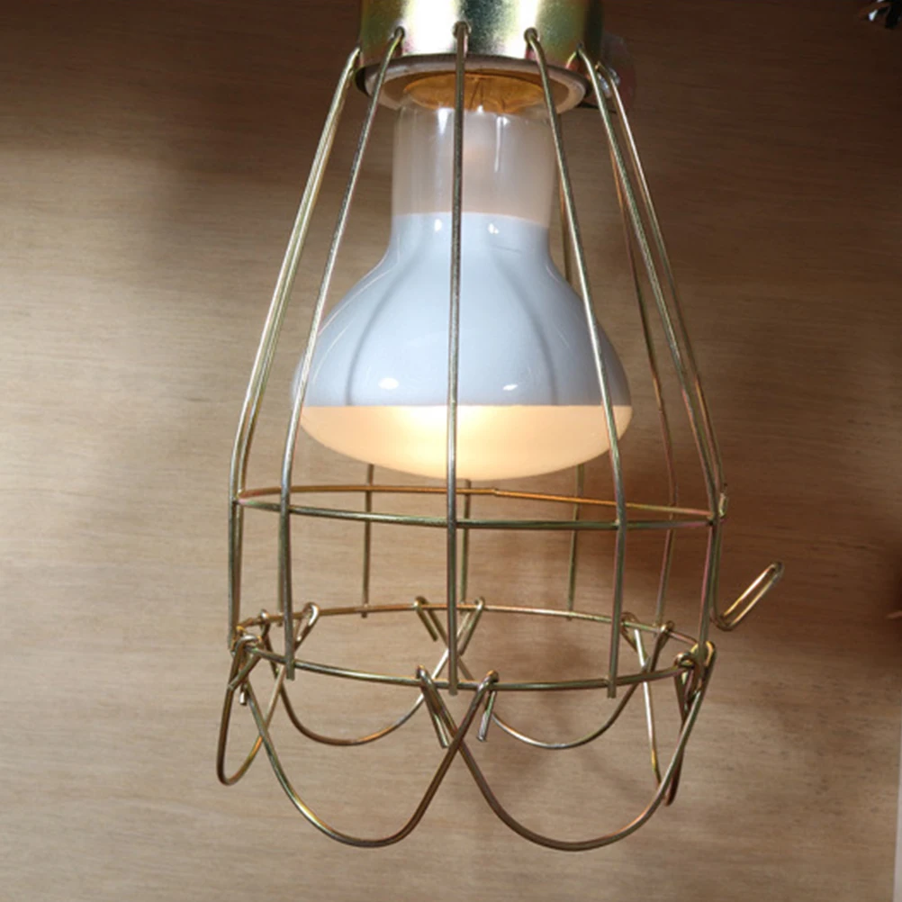 

Heating Lamp Bulb Protector Metal Mesh Guard For Turtle Tank Dry Box Lighting Fixture Reptile Lampshade Pet Lamp Cover