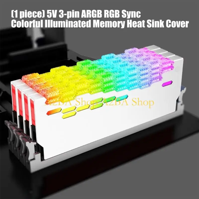 

A2BA 5V 3Pin ARGB Memory Heatsink Fast HeatDissipation Desktop Computer Coolers
