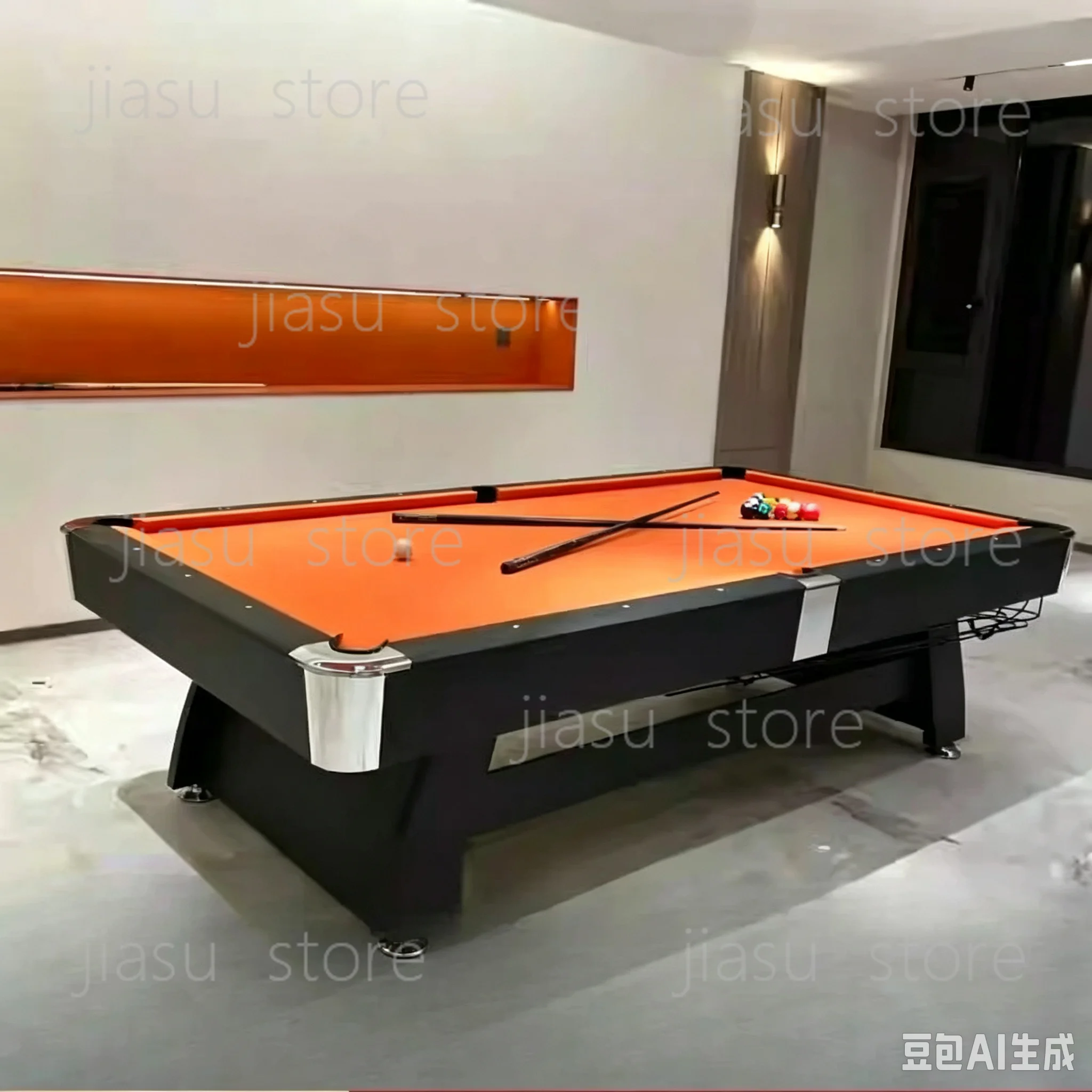 4‑in‑1 Multi‑Function Game Table Indoor American Billiard Snooker Ping Pong Table for Home Commercial Entertainment