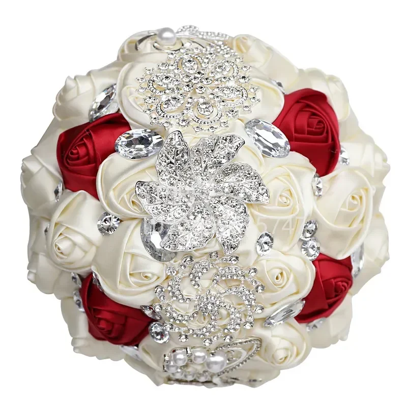 for Rhinestone Bride Holding Bouquet Wedding Decoration Supplies Factory Direct Sales Good Supply W228-4H