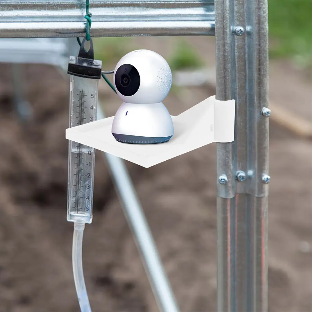 4Pcs Grow Tent Corner Rack Heavy Duty Plastic Pole Mount Shelf Organized Grow Tent Accessories