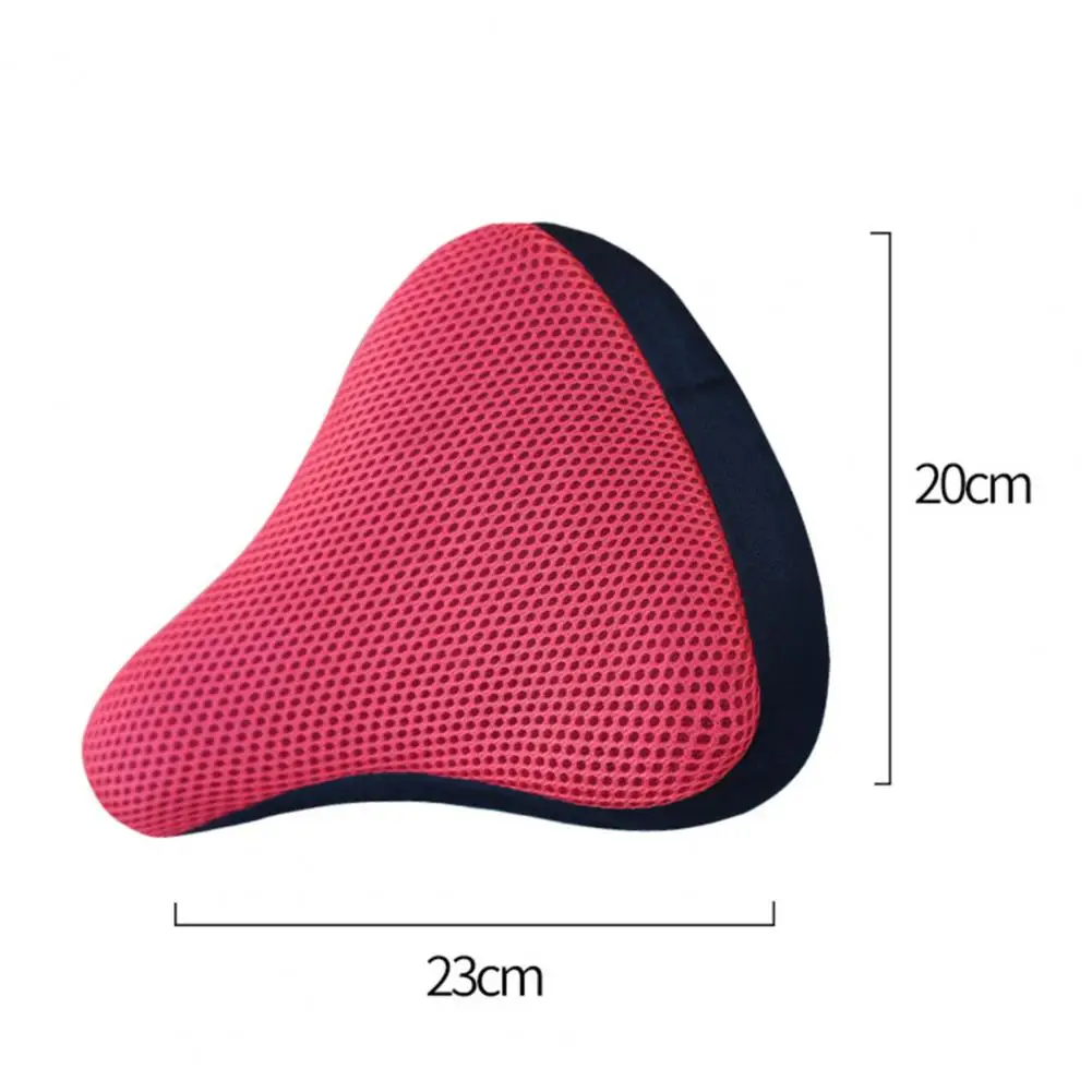 Funda de asiento de bicicleta de primera calidad, cómoda funda de cojín de bicicleta con diseño de panal, resistente al desgaste