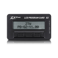 ZTW Multifunctional LCD Program Card G2 For Beatles/Mantis(Slim)/Shark/Seal G2 Series ESC Servo Tester Lipo Battery Voltmeter