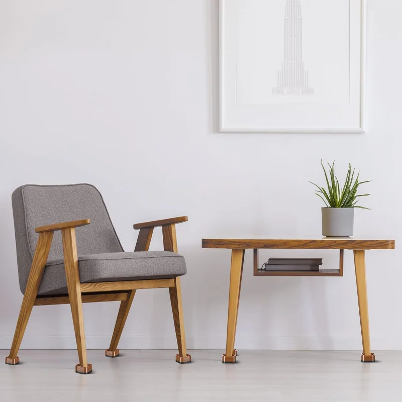 16 Furniture Risers Adjustable Bed Risers Desk Leg Risers 1.38 Stackable Heavy Duty Bed Lifts Risers Square Bed Raising