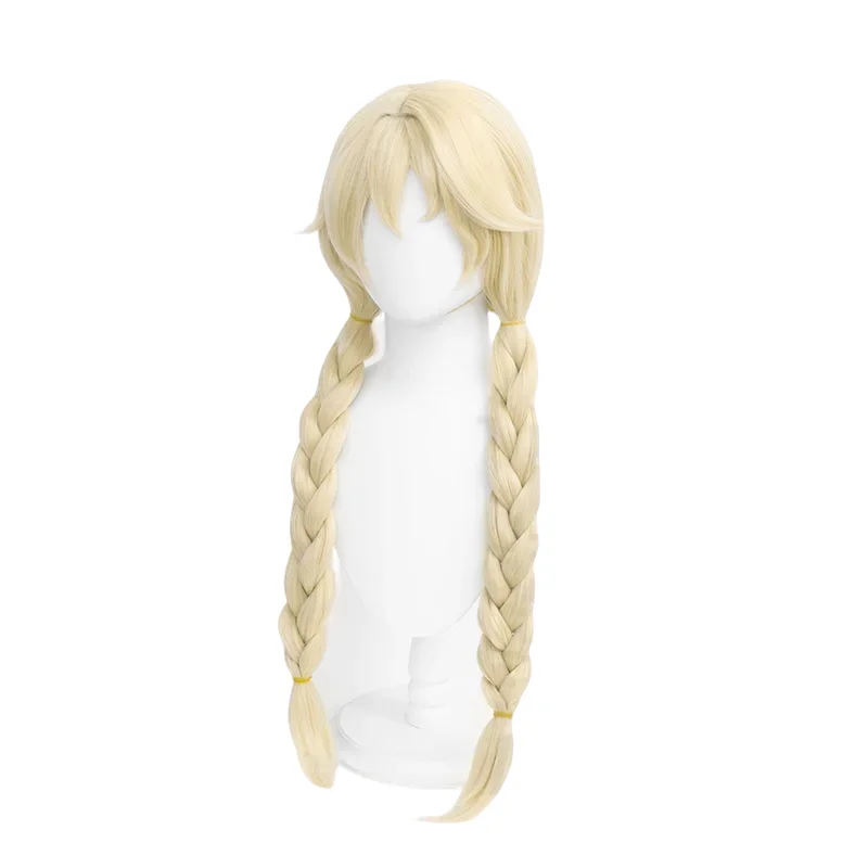 Sculptor Galatea Claude Cosplay Wig Game Identity V Light Gold Heat Resistant Synthetic Hair Halloween Party COS Wigs+Wig Hat