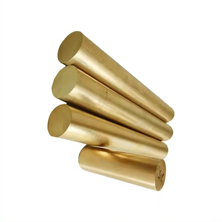 For decoration industry round raw material 2m c1100 copper round rod flat round solid brass rod supplier