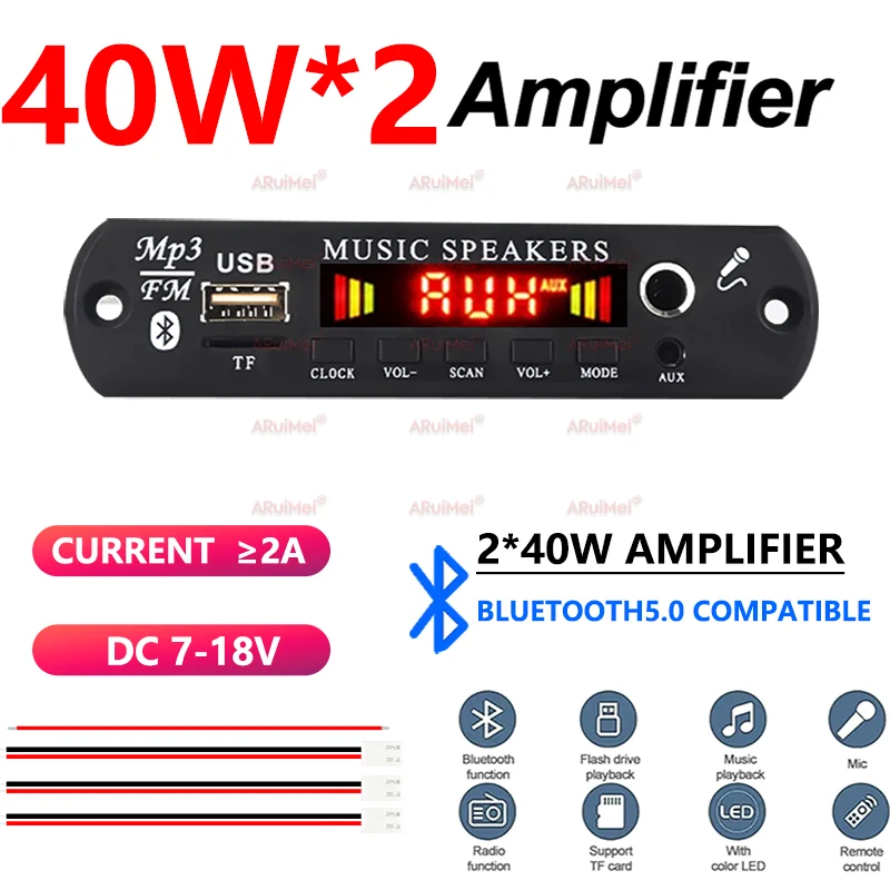 80W Amplifier Bluet… - image