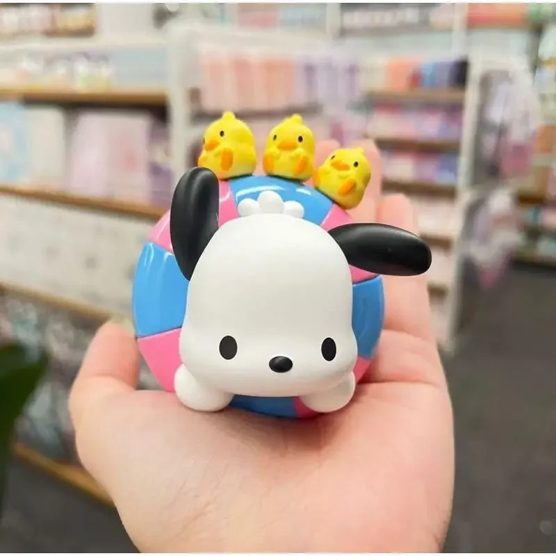 มินิโซะ Sanrio pochacco ไปโรงเรียนเป็นชุดที่น่าสนใจจริงๆทำด้วยมือกล่องตาบอดคาวาอี้เครื่องประดับสะสมของขวัญสำหรับเด็กผู้หญิง