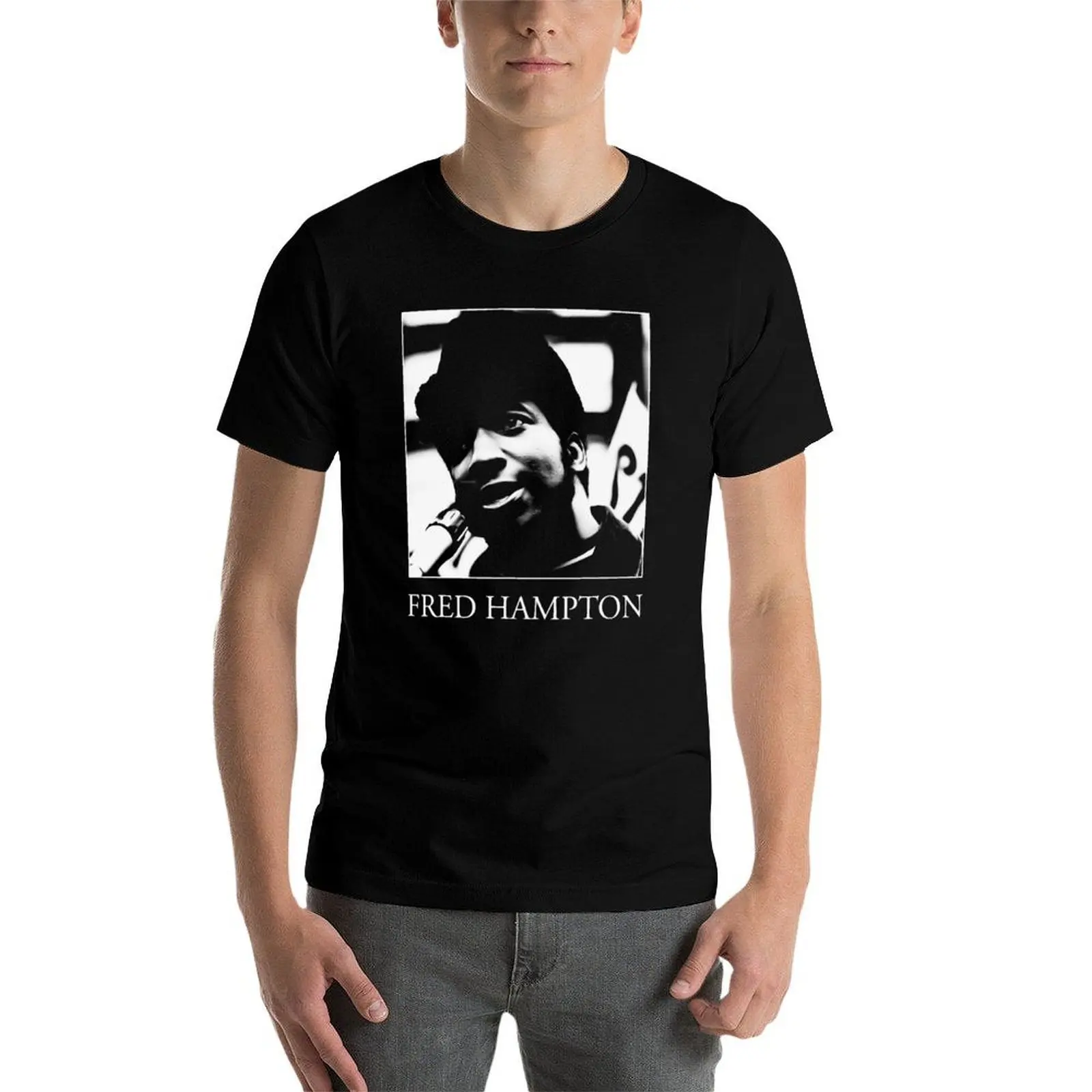 

FRED HAMPTON T-Shirt g man t shirts for men t shirts for man cotton funny T-Shirt