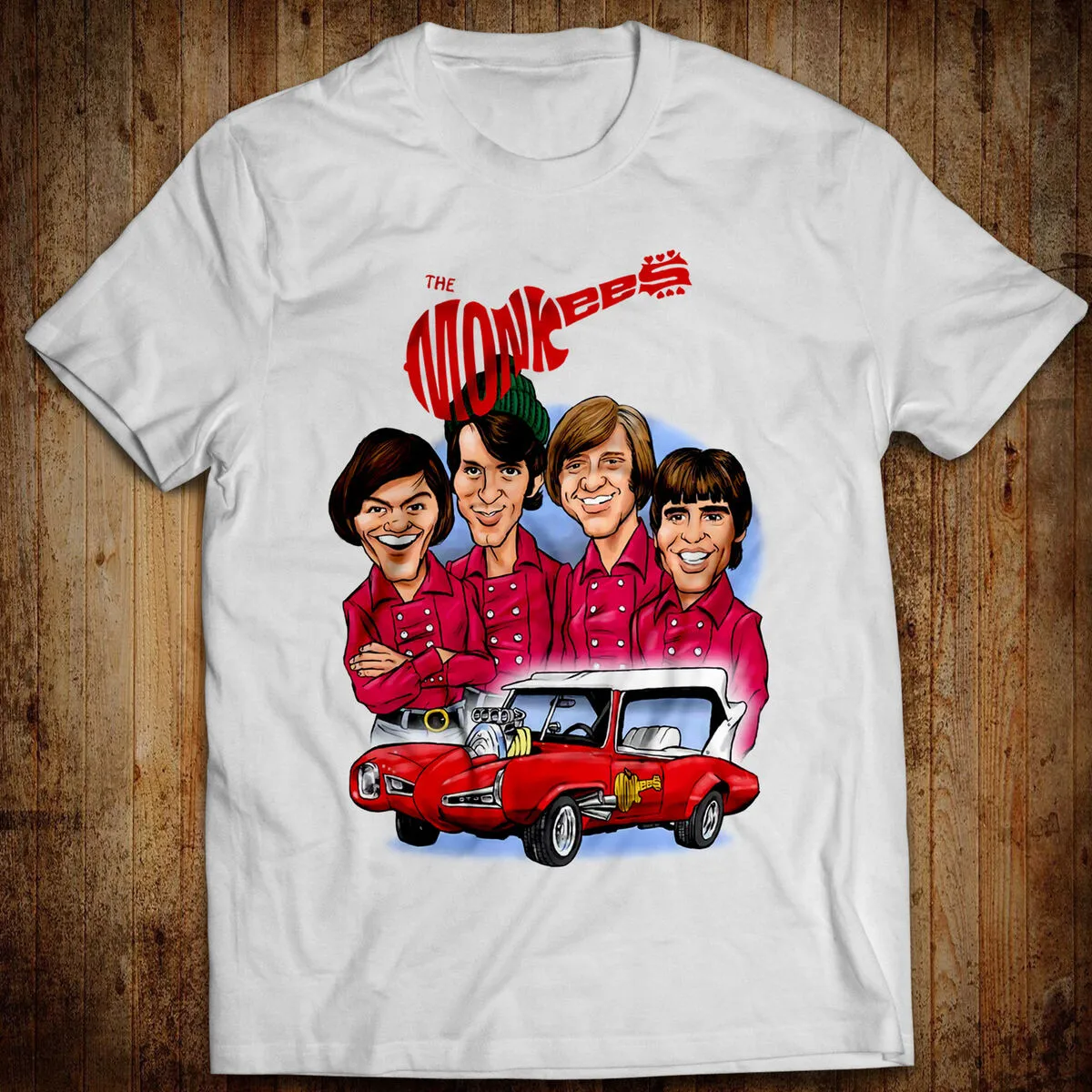 

The Monkees T-Shirt Headquarters Good Times White Gift Xmas D1032