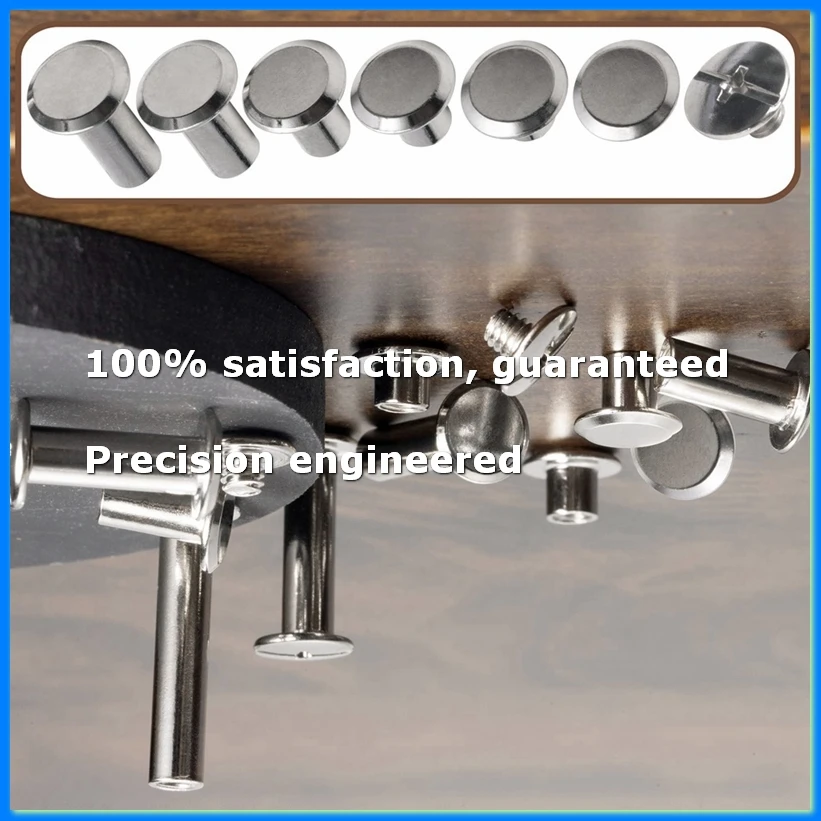 

Chicago Screw Leather Rivets Assorted Screw Rivets M5 Chicago Binding Screws for Decorating PU Craft Belts(110PCS)A-A07G