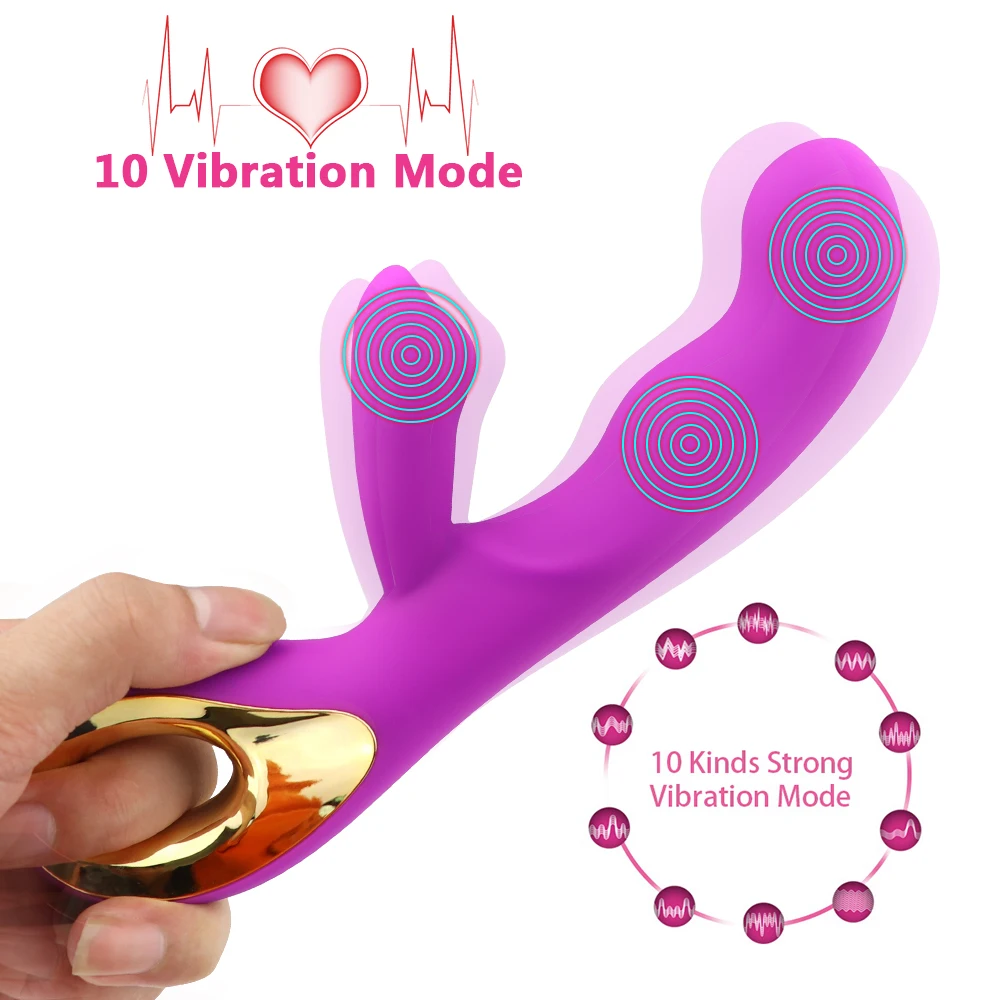 G Spot Rabbit Vibrator for Women Orgasm Dildo Adult Sex Toys USB Charging Powerful Masturbation Clitoris Stimulator Waterproof - Image 4