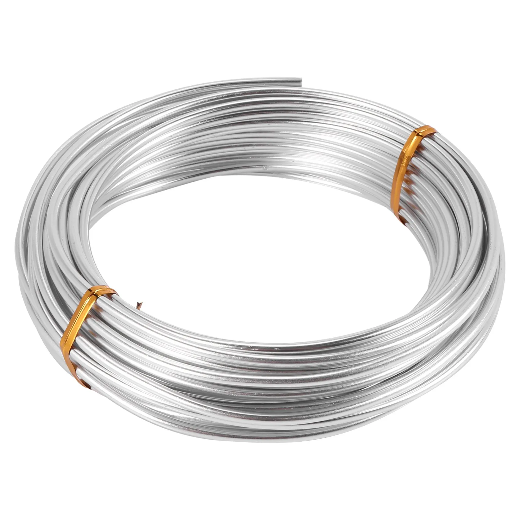 

Efficient 3mm Aluminium Wire 10M Craft Silver Wire for Jewellery Making Clay Modelling Bonsai and Model