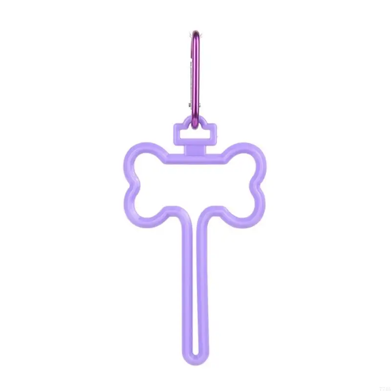 77JA Tay chó miễn phí Poop Túi đựng túi chất thải cho clip vận chuyển cho dây xích dễ sử dụng túi dây xích chó cho người vận đi