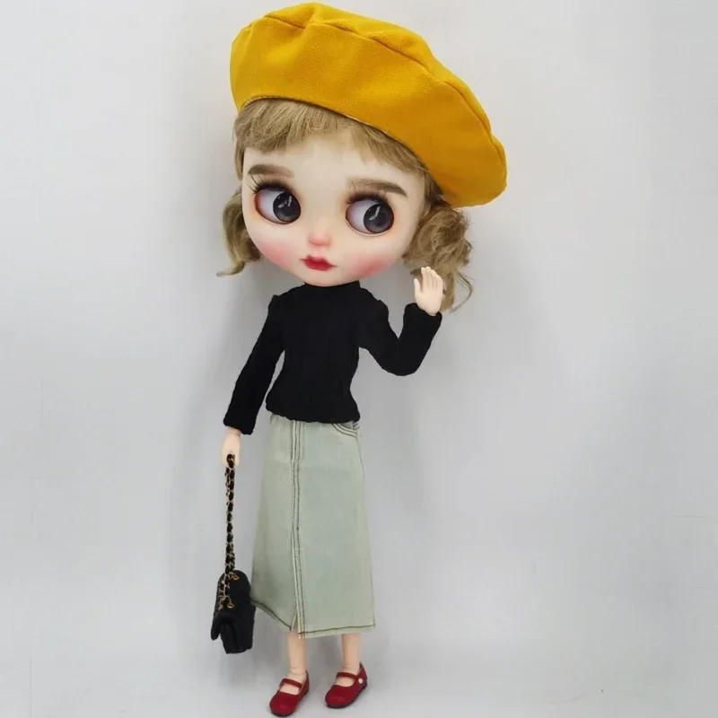 Blythe Hat Beret Ffor Doll Cap OB24 Azone Doll Winter Clothes Toys Accessories