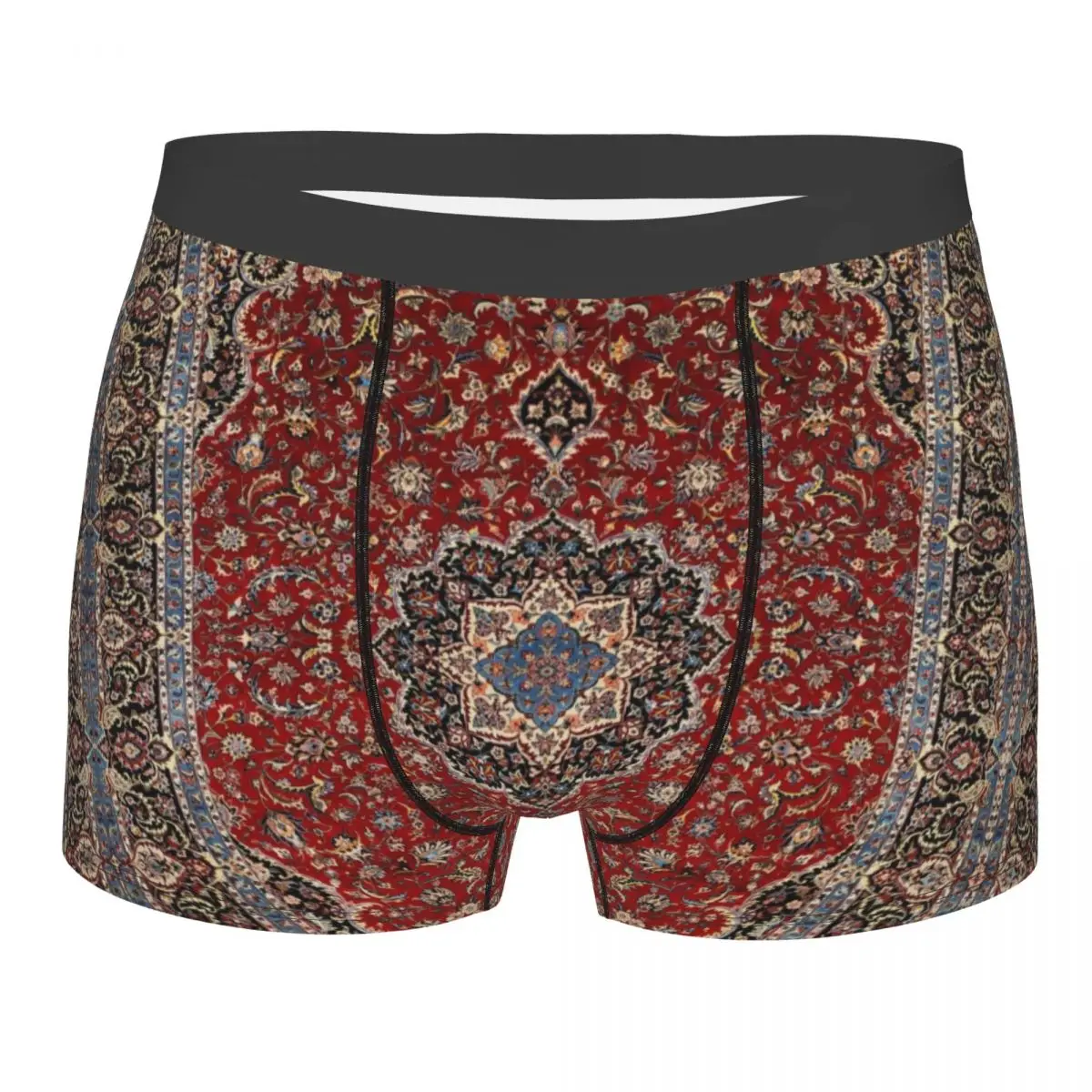 Custom Male Fashion Vintage Oriental Traditional Moroccan Turkish Style Underwear Boxer Briefs Men Soft Shorts Underpants