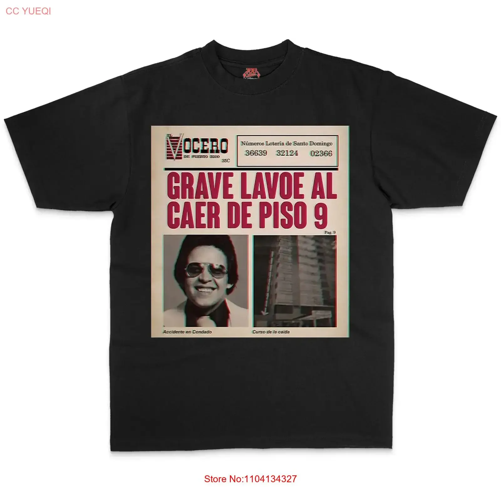 hector lavoe T Shirt vintage Washed Soft Casual designer clothes Comfortable homme Top For Everyday Wear Versatile Stretched