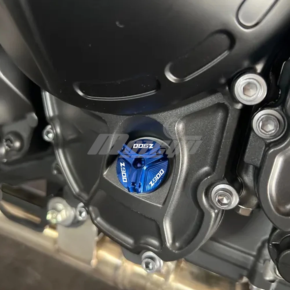 لكاواساكي Z900 Z900RS Z900SE Z 900 2017 2018 2019 2020 2021 2022 M19 * 2.5 دراجة نارية الألومنيوم فلتر زيت كأس غطاء قابس المحرك