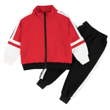 

2020 fashion children A sports suit with two pieces hoodie set for boys