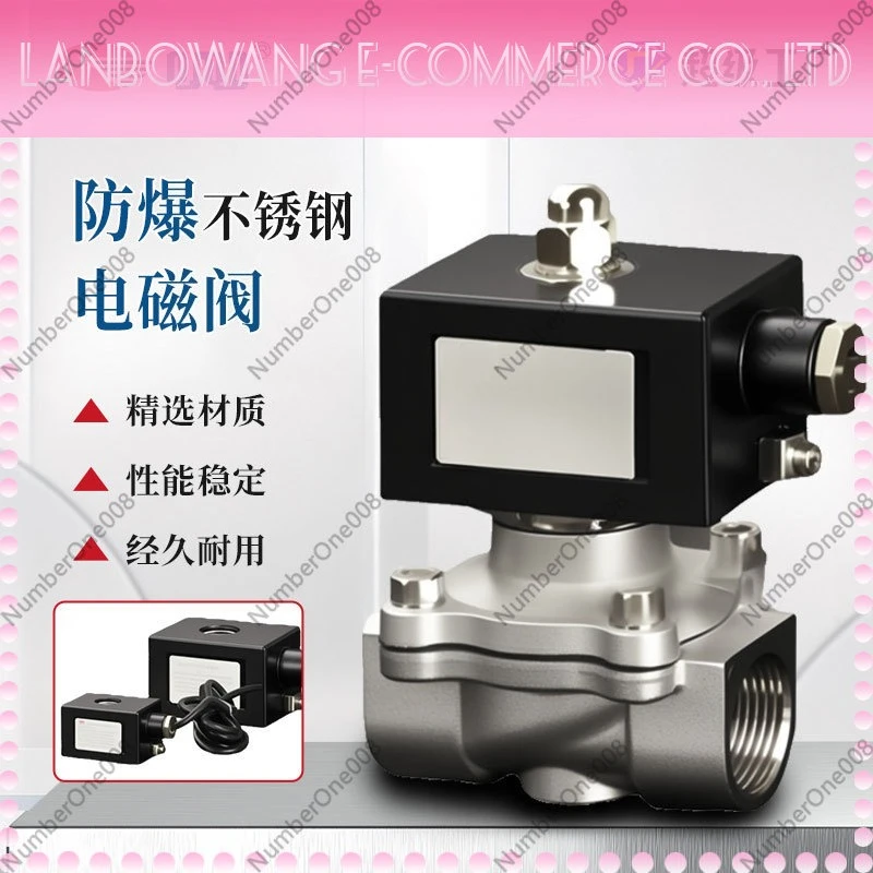 IIIC Explosion-Proof Certified Solenoid Valve, Direct-Acting Brass Electric Valve for Gas Equipment, Industrial Safety Grade