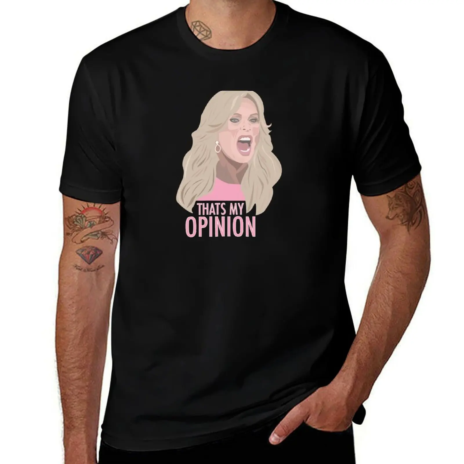 Camiseta de diseñador, camisas altas para hombre, camisetas T Opinion Judge: mi marca de calidad, camisa de lujo, paquete de algodón Tamra