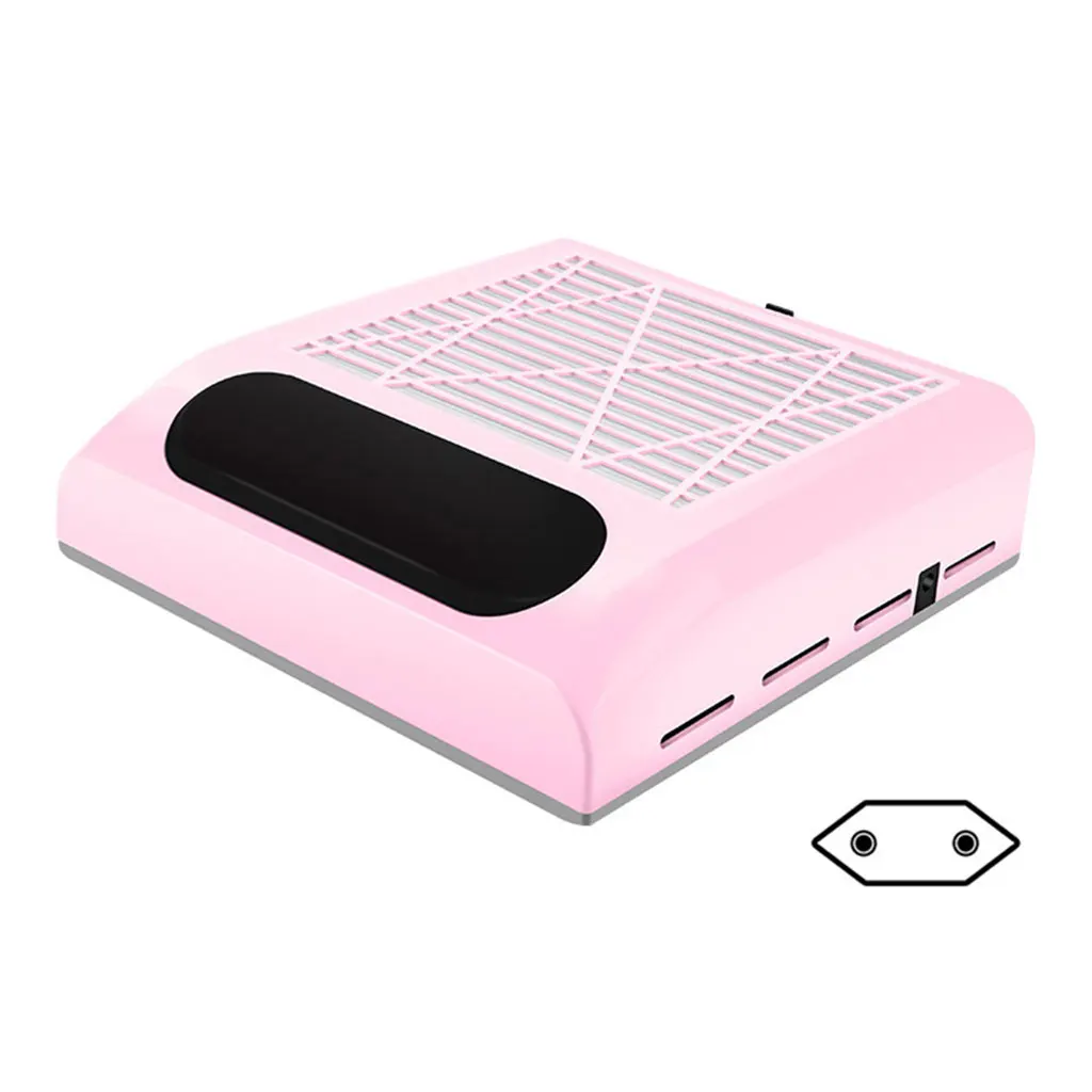 

80W Nail Dust Collector Nail Vacuum Cleaner Electric Nails Filter Nail Art Tool for When Using Nail Drill Nail File Home