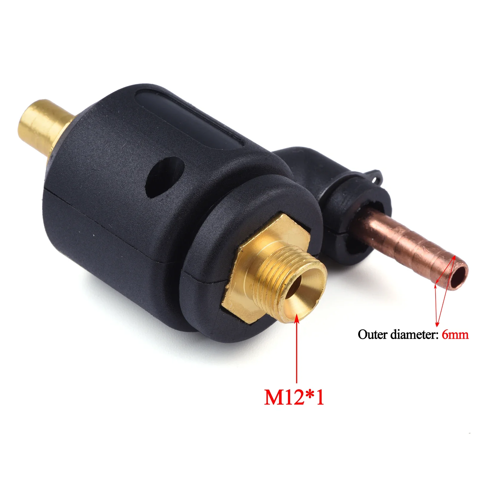 Imagem -02 - Tig Soldagem Cabo de Alimentação Quick Convert Adaptador de Gás Transferência Integrar Euro Conector para Tocha Tig M12 1.0 M16 1.5 102550