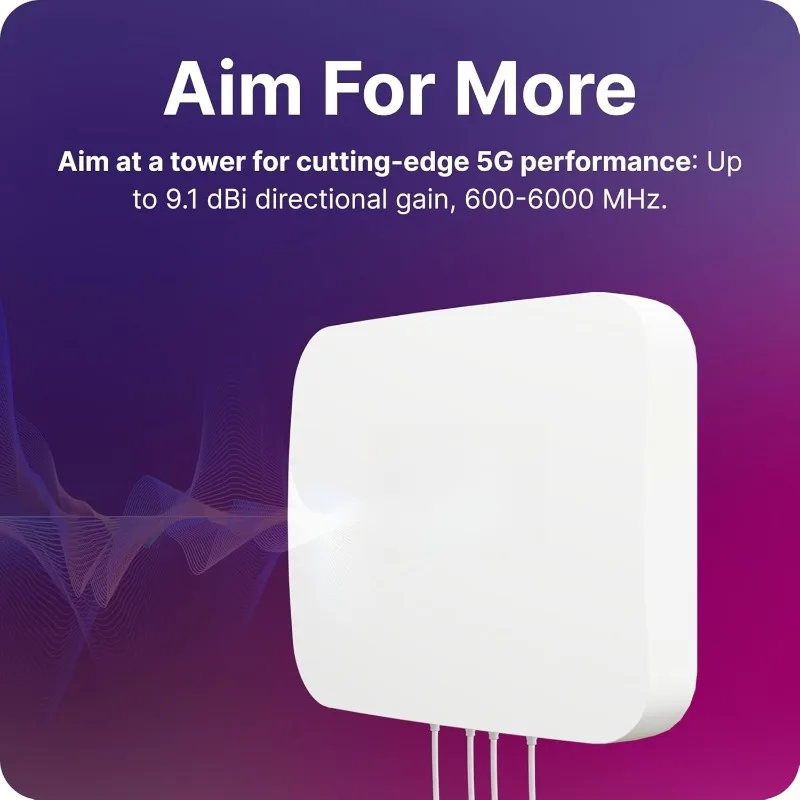 Kit antenna pannello di potenziamento segnale MIMO 4x4 |   Antenna esterna per router e gateway 4G/5G |   per la casa T-Mobile
