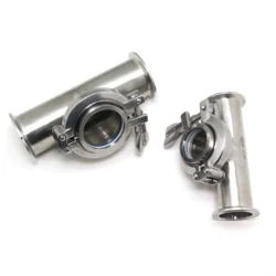 1,5-calowy 2-calowy trójnik z potrójnym zaciskiem i celownikiem Sanitarne SS304/316L Homebrew Beer Craft Parts Clamp sight glass