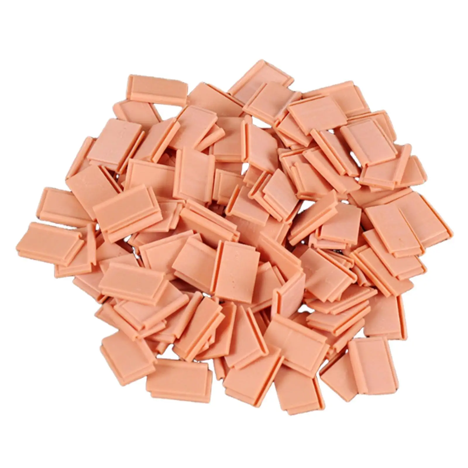 108-delige miniatuur dakpannen baksteen tegels doe-het-zelf benodigdheden poppenhuizen simulatie rekwisieten veelzijdige montage micro landschap decor