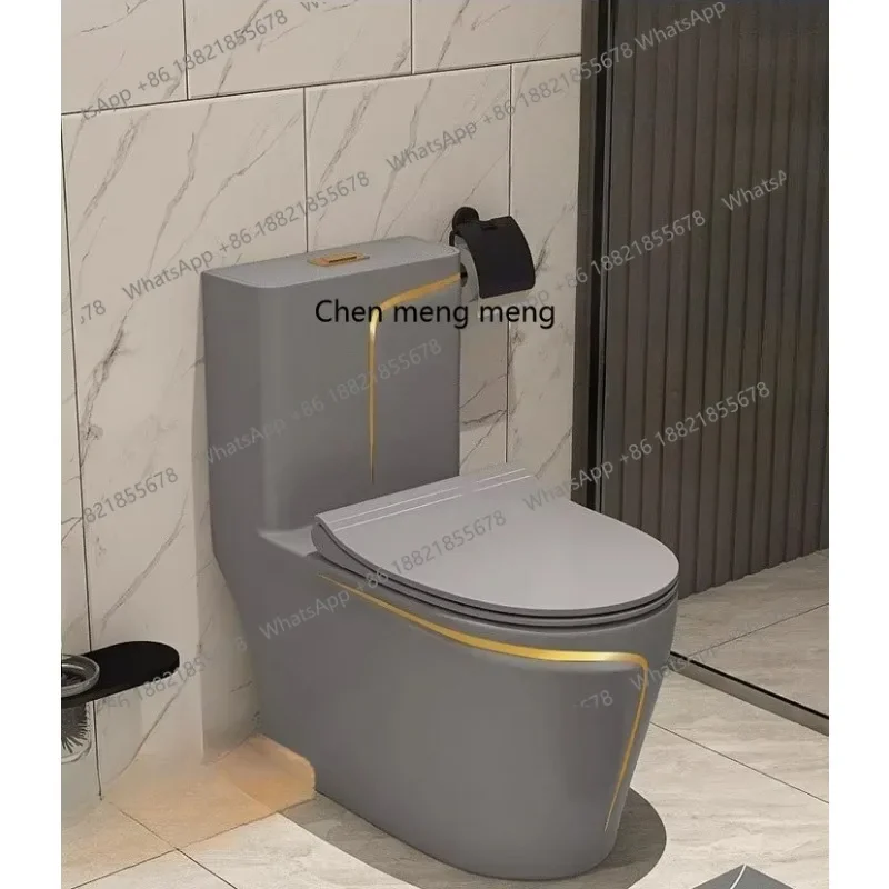 

X New type household flush toilet, ceramic bathroom siphon deodorant seat toilet